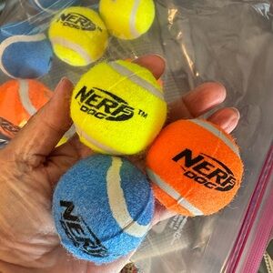 Nerf Dog Vibrant Balls 12 Small